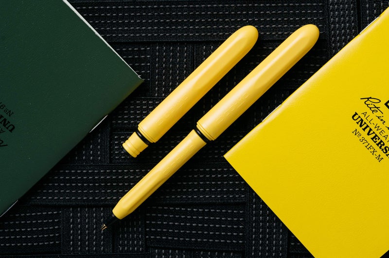 Pokka Pocket Pen 8 pack. Compact, lightweight, affordable pocket pens (Kanary Yellow) - Image 2